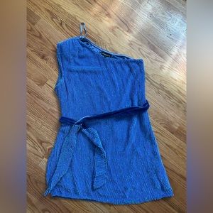 Retrofete Ella Dress in Teal Rainbow